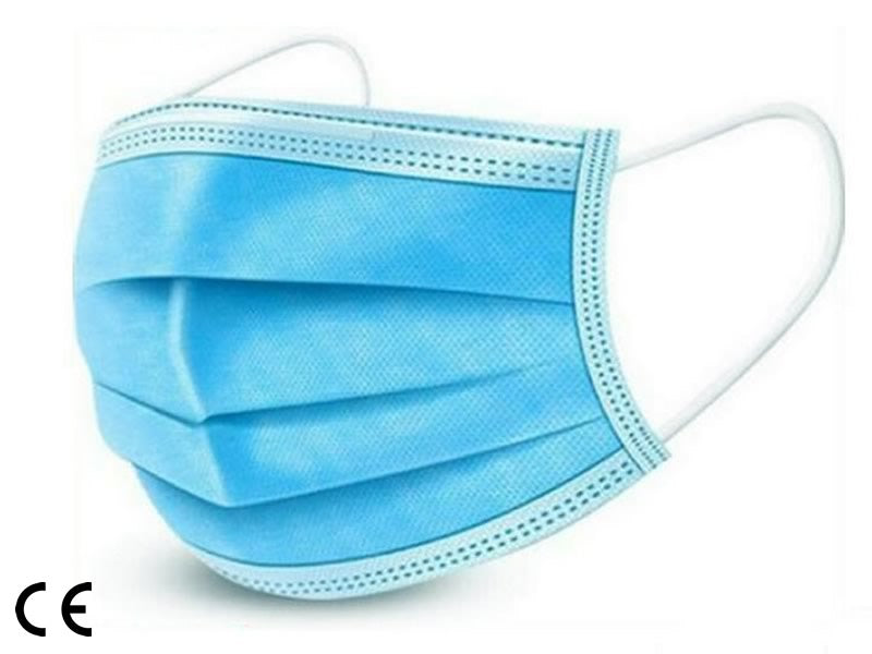 PPE Equipment Disposable 3 Ply Face Mask