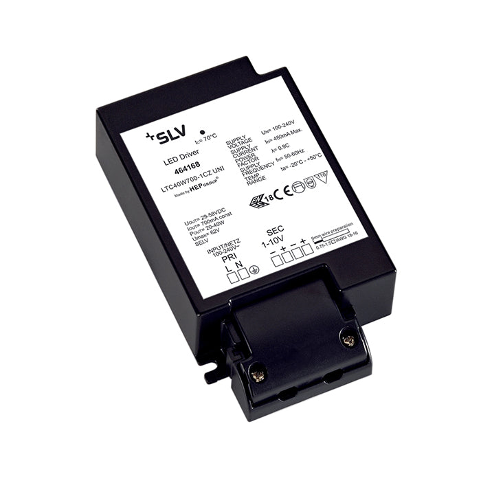 LED DRIVER, 40W, 700mA, incl. strain-relief